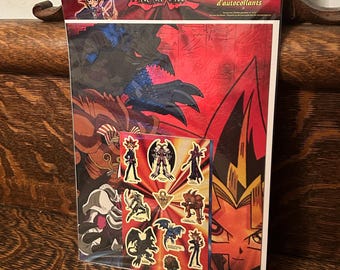 Rare 1996 Yugioh Sticker Activity Poster Kit Sandylion Stickers