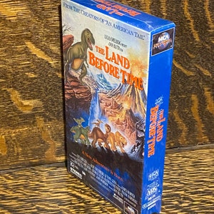 Vintage 1988 The Land Before Time MCA Universal Studio Sealed VHS New Old Stock