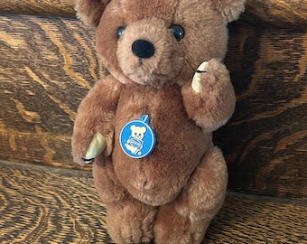 Vintage, Elegante by Dakin, High Class Stuffed Animal, Teddy Bear