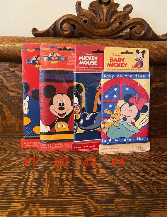 【中古】90’s Vintage Mickey Mouse Border XL 90's Vintage Mickey Mouse Border XL 90's Vintage Mickey Mouse