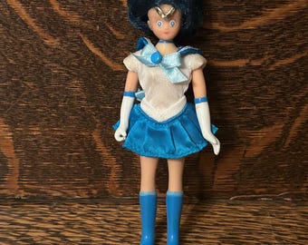Vintage Irwin Sailor Mercury Doll Sailor Moon Collectible 6” Doll
