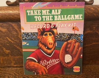 Vintage Alf Burger King Take Me Alf to the Ballgame Record & Play