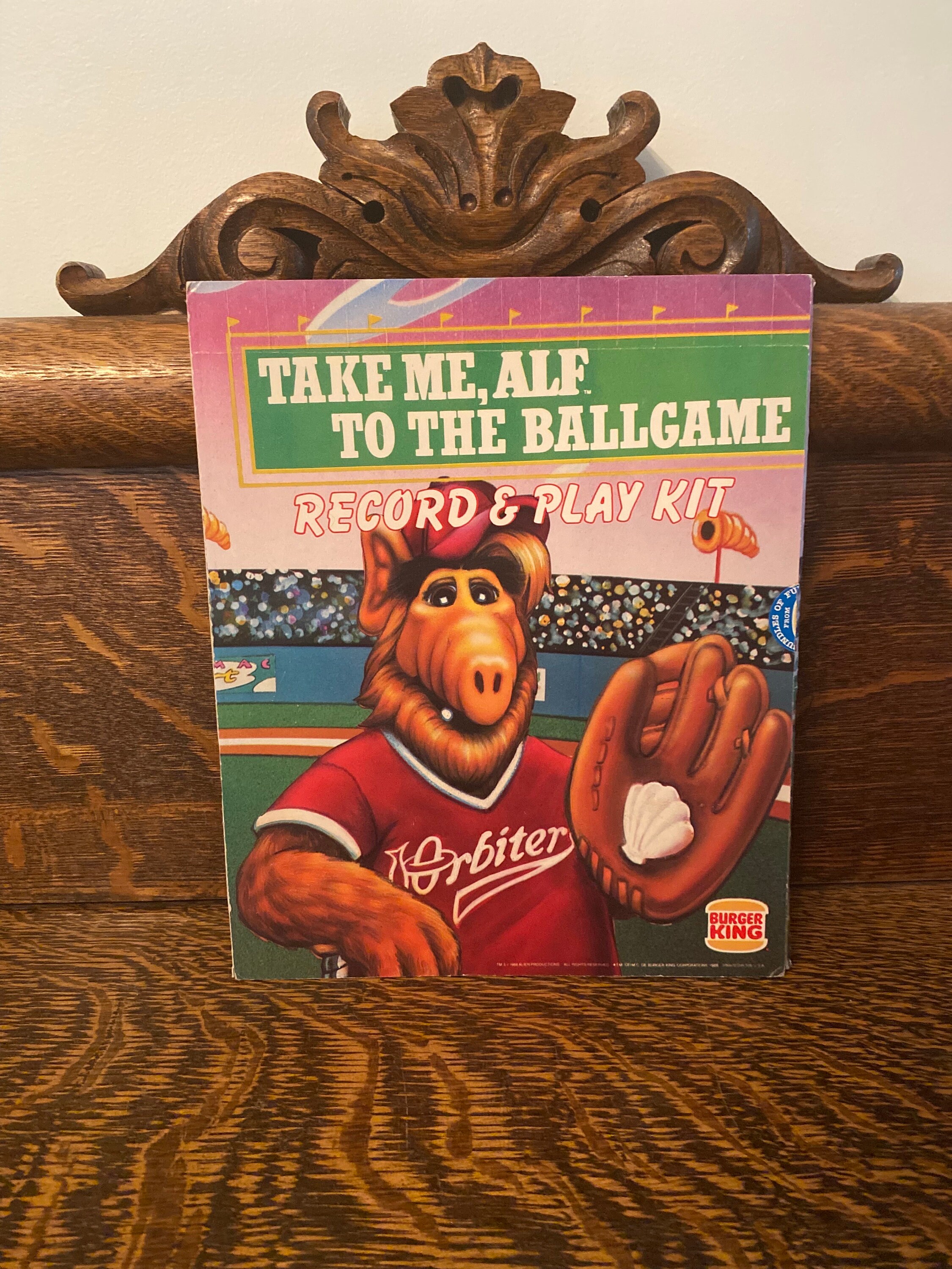 ALF Burger king vintage records アルフ レコード 45 RPM Vinyl Record Burger King Alf the Many Faces of Alf VG