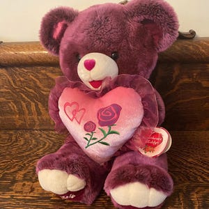 Vintage Dan Dee Sweetheart Teddy Bear 2004 Plush Bear - Gift for