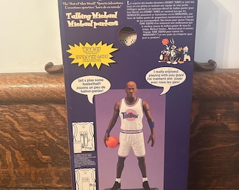 Vintage Space Jam Talking Michael Jordan Doll Playmates Warner