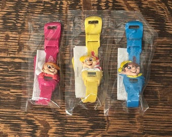 Vintage Kellogg’s Rice Krispies Cereal Wristwatch Cereal Mascots Collectible Toy Watch