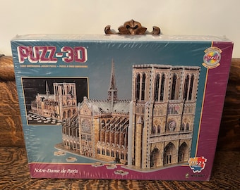 1995 Puzz 3D Cinderellas Castle by Wrebbit Never Assembled FREE
