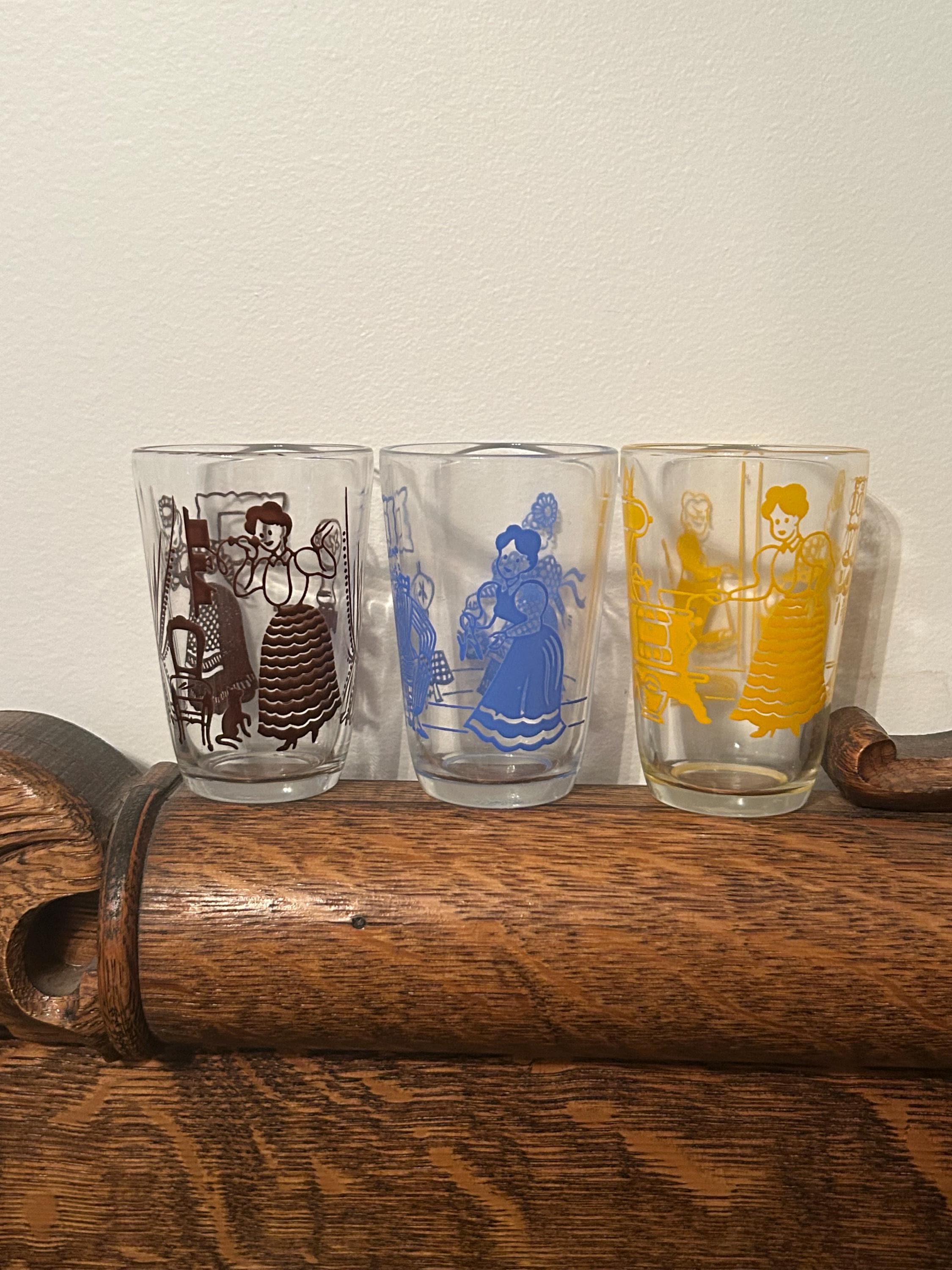 Vintage Kraft Swanky Swigs Barware - Mini Juice Tumblers