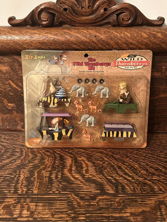 Vintage the Wild Thornberrys Zipzaps Micro RC Kit Starter Kit