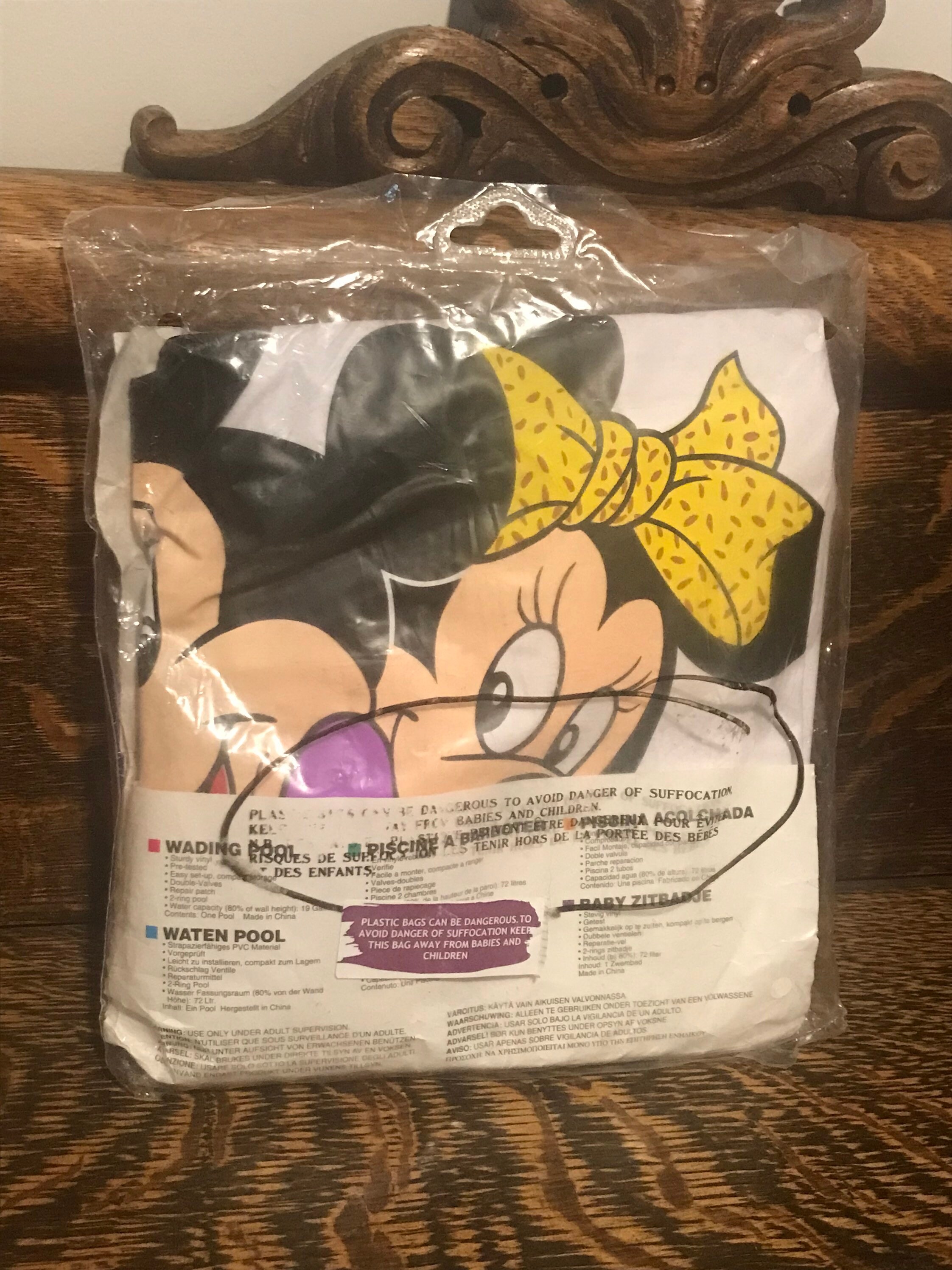Vintage the Wet Set Inflatable Pool Disney Babies Wading Pool Minnie Mickey Mouse Childrens Pool 19 Gallons Intex New Old Stock Etsy UK