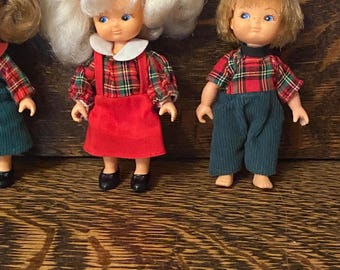 Lot De Poupées Vintage La Famille Glady Delavennat - Cheveux Mauves, Occasion, Collection