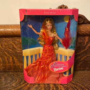 Barbie 1997 Noche Encantamiento Muñeca Vintage Mattel Barbie Muñeca