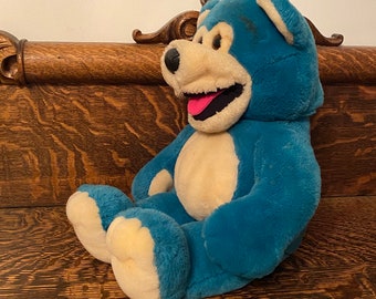 Vintage Playtalkin' 24K Polar Puff Plush Teddy Bear Hand Vintage Playtalkin' 24K Polar Puff Plush Teddy Bear Hand