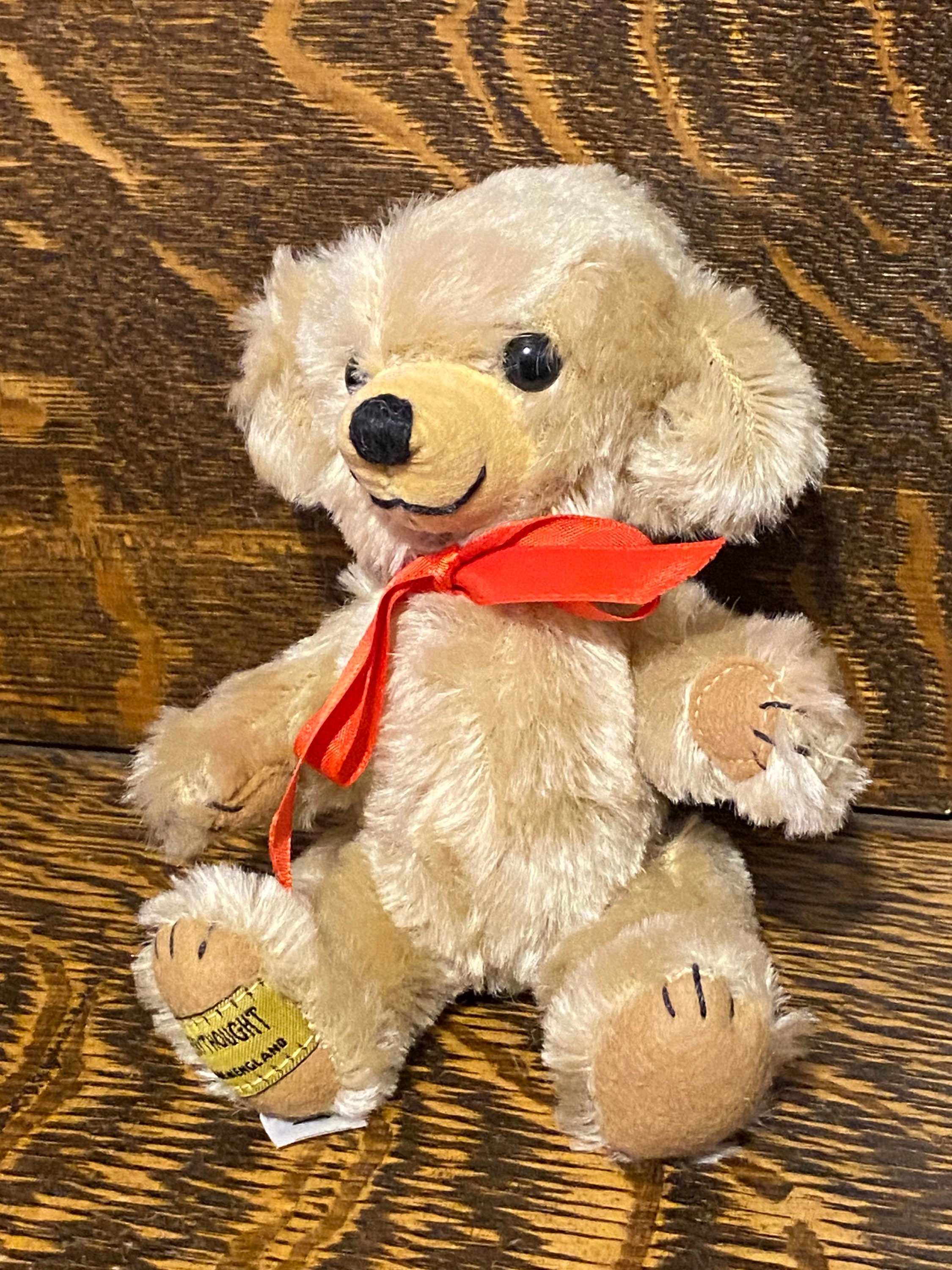 Vintage Merrythought Teddy Bear Rare Merry Sort Cheeky 100% Mohair