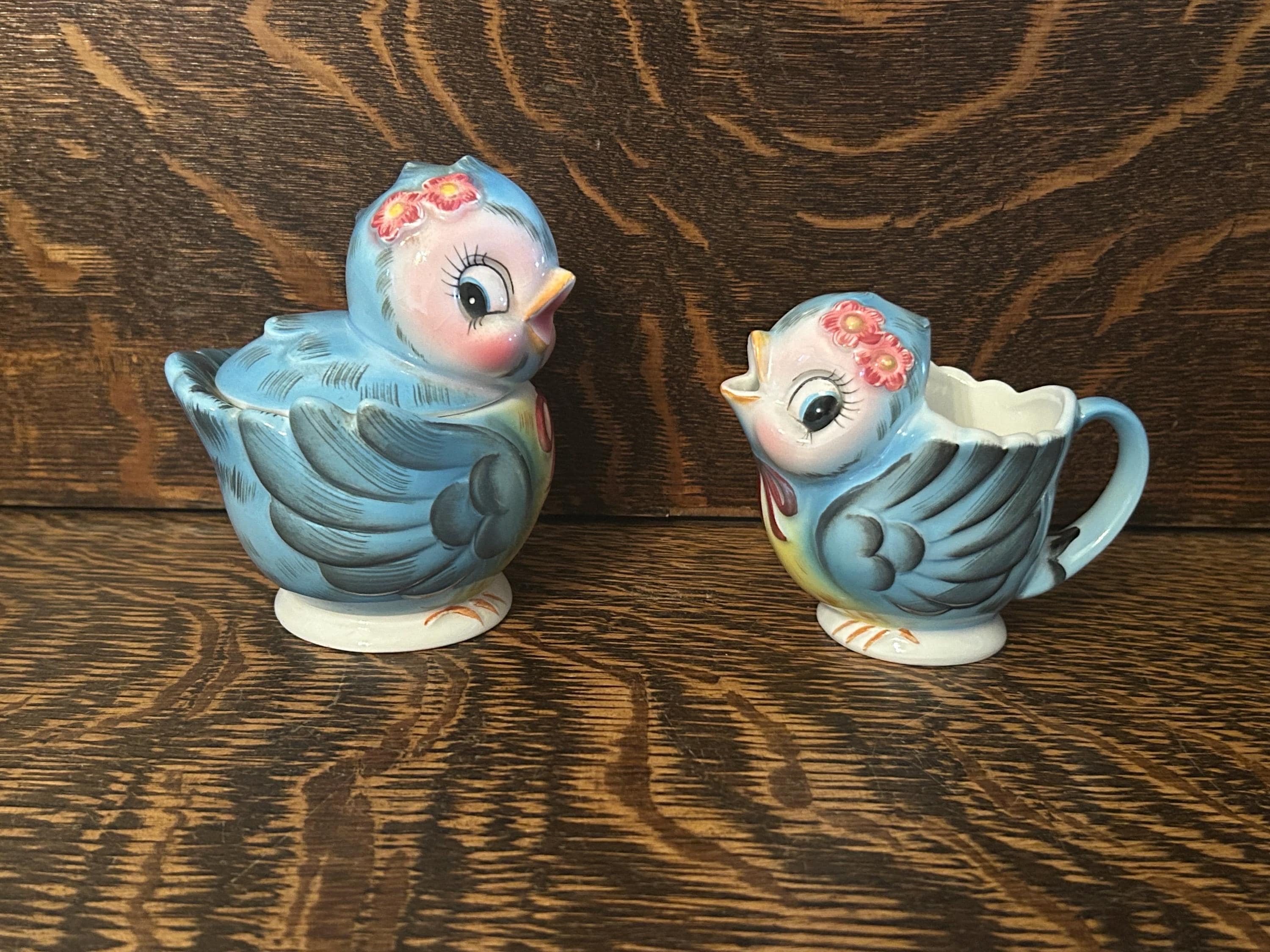 Vintage Geo Z Lefton 7170 Bird of Happiness Anthropomorphic ESD