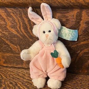 Vintage Russ Teddy Bear “Babette” Bear In Bunny Rabbit Costume Articulated Plush Easter Gift