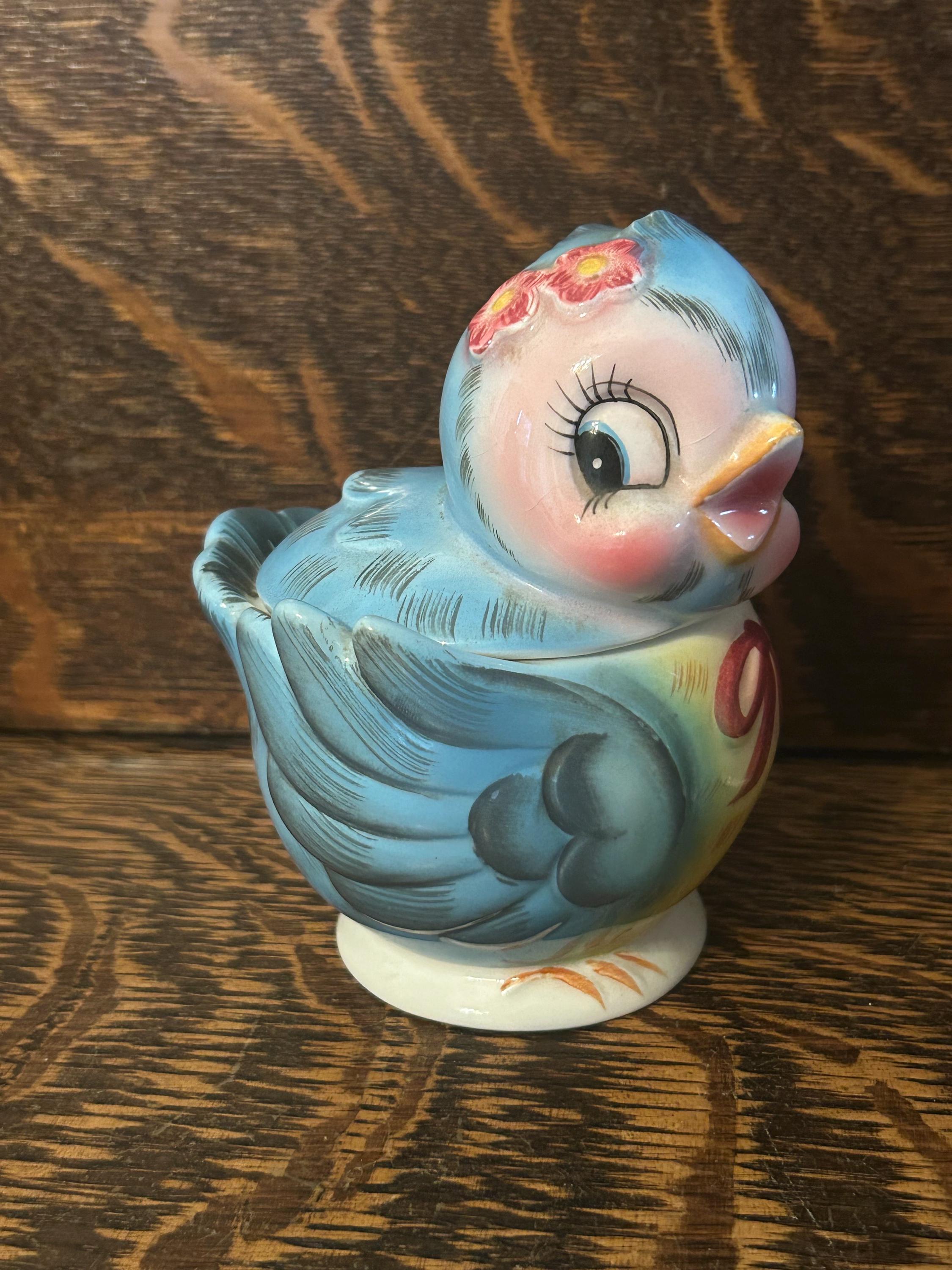 Vintage Geo Z Lefton 7170 Bird of Happiness Anthropomorphic ESD