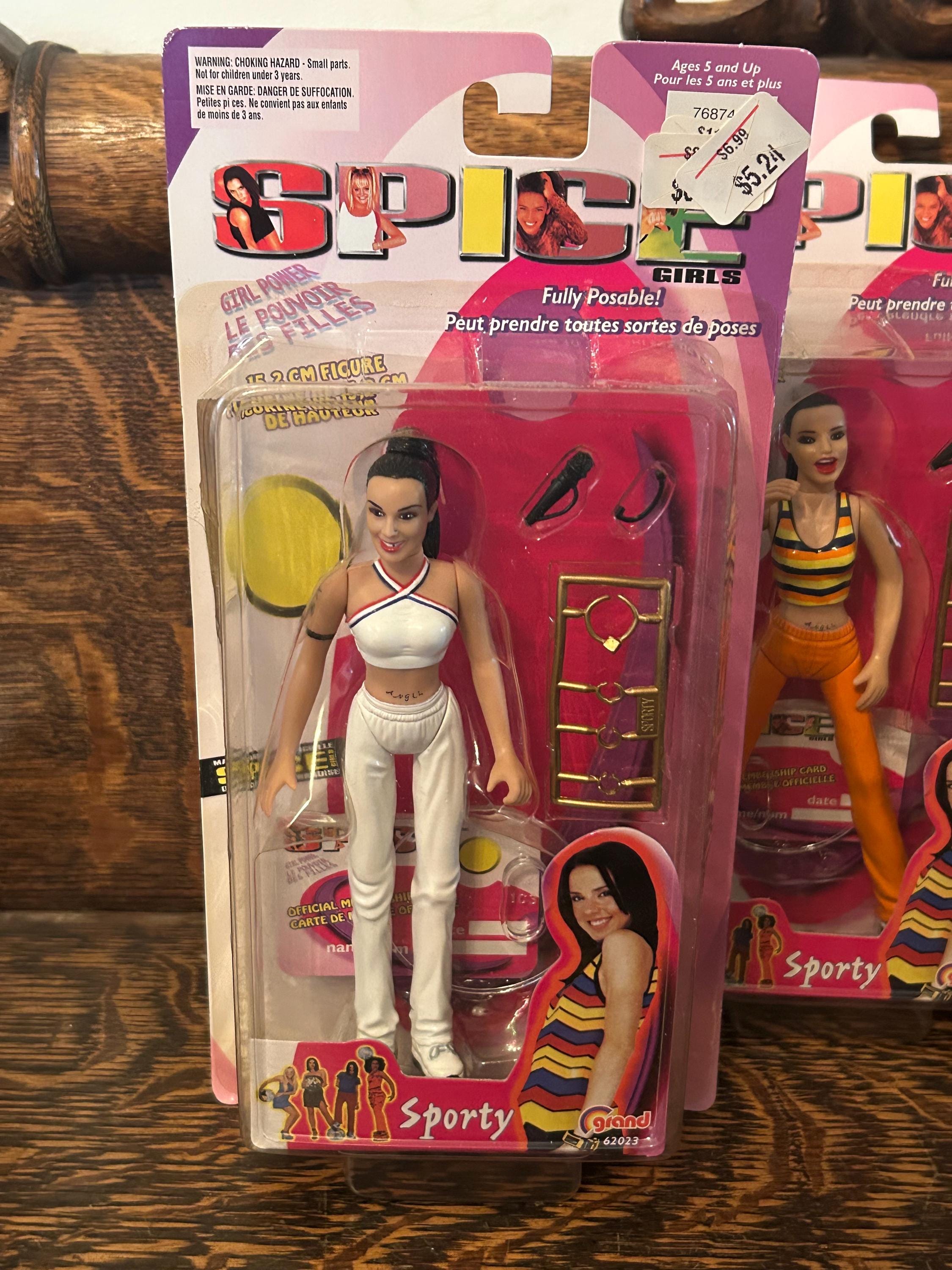 Vintage Spice Girls Figures 6” Dolls Sporty Spice Mel C, Posh