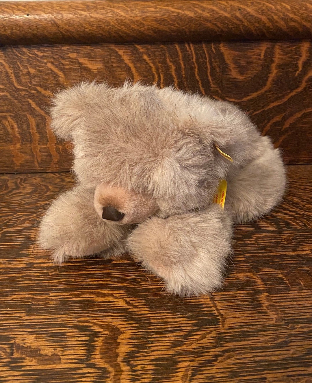 Vintage 80's Steiff Plush Molly Bear Alpaca Hair Plush Made in