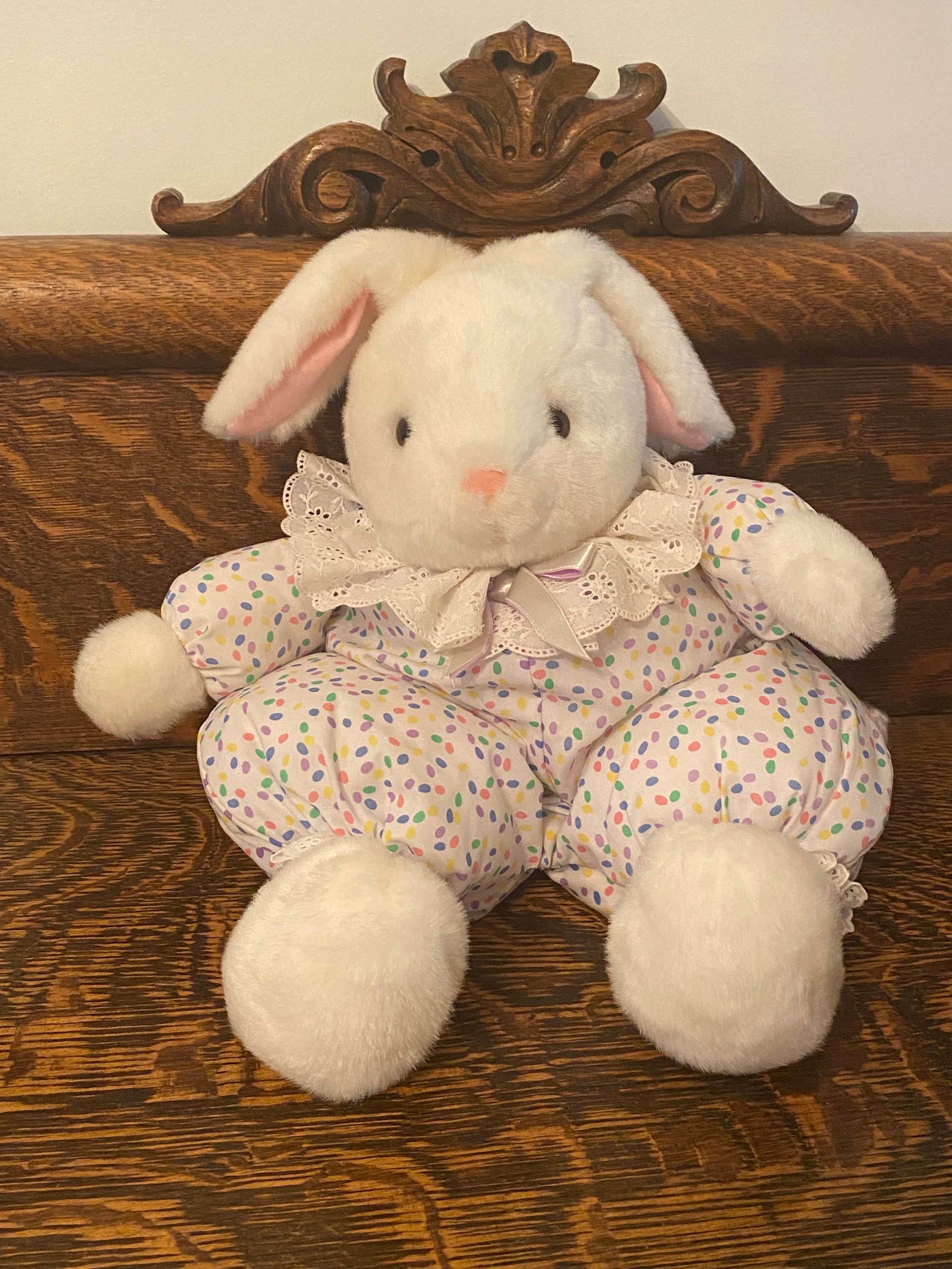 Vintage Russ Hoppity Sr. Plush Bunny Rabbit Rare Russ Berrie & Co