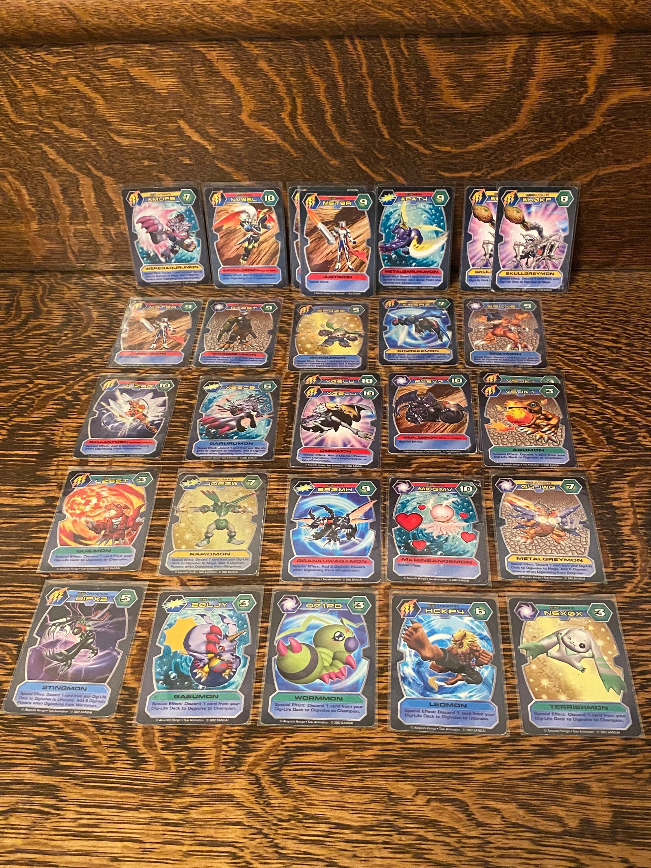 Vintage Digimon D-tector Card Game Digimon TCG Lot of 29 Cards - Etsy
