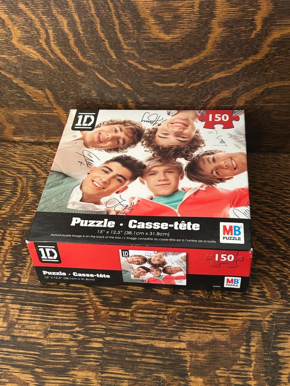 2012 One Direction Puzzle 1D Boy Band Milton Bradley 150pc Puzzle