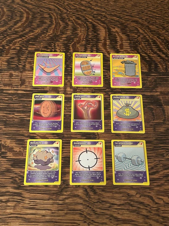 Vintage Mighty Beanz Trading Card Game 2004 Moose Genio Cards - Etsy