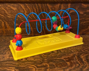 Vintage Playskool Bead Maze Baby Toddler Toy 1989 Playskool Baby