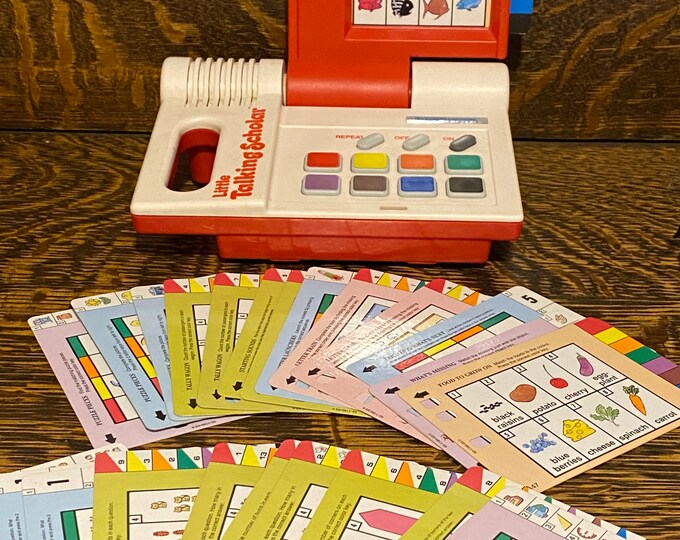 Vtech 80s Little Talking Scholar Toy Electronic Toddler Childrens Learning Toy Etsy