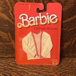 Vintage 1984 Barbie Fashions #7958 Fashion Extras Superstar Era Mattel Barbie Clothing For Tracy, Christie, & PJ