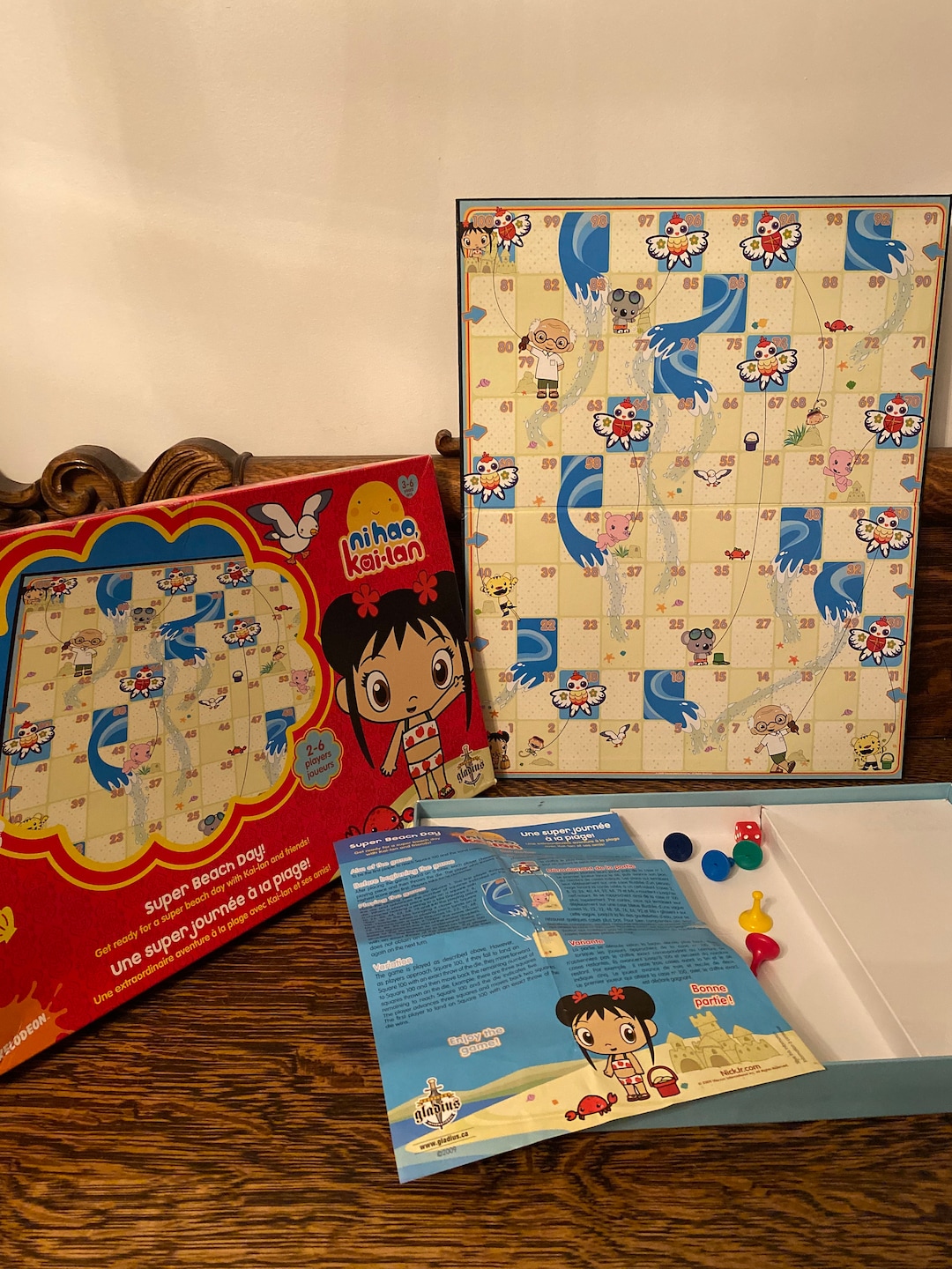 Ni-hao Kai-lan Board Game Kai Lan Beach Day Game - Etsy