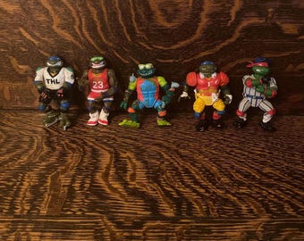Vintage 90’s TMNT Action Figures Teenage Mutant Ninja Turtles Playmates Toys