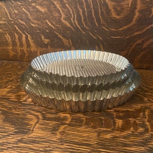 thumbnail image 2 of Vintage Pillivuyt SAS France White 10″ Fluted Quiche Tart Pan Baking 2 of 13