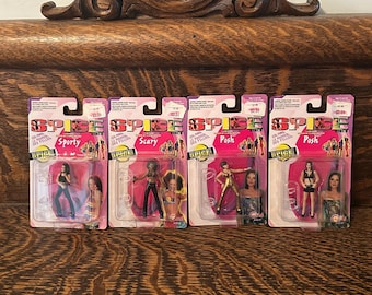 Vintage Spice Girls Mini Figures Cake Topper Dolls Sporty Spice Mel C Posh Spice Victoria Scary Spice Mel B 90’s Grand Toys