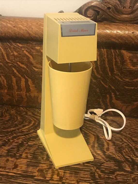 Vintage Drink Mixer Shake Blender Van Wyck Plastic Blender With