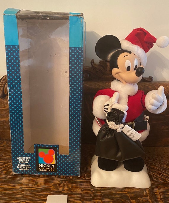 1997 Disney Telco Animated Mickey Mouse Christmas Decor
