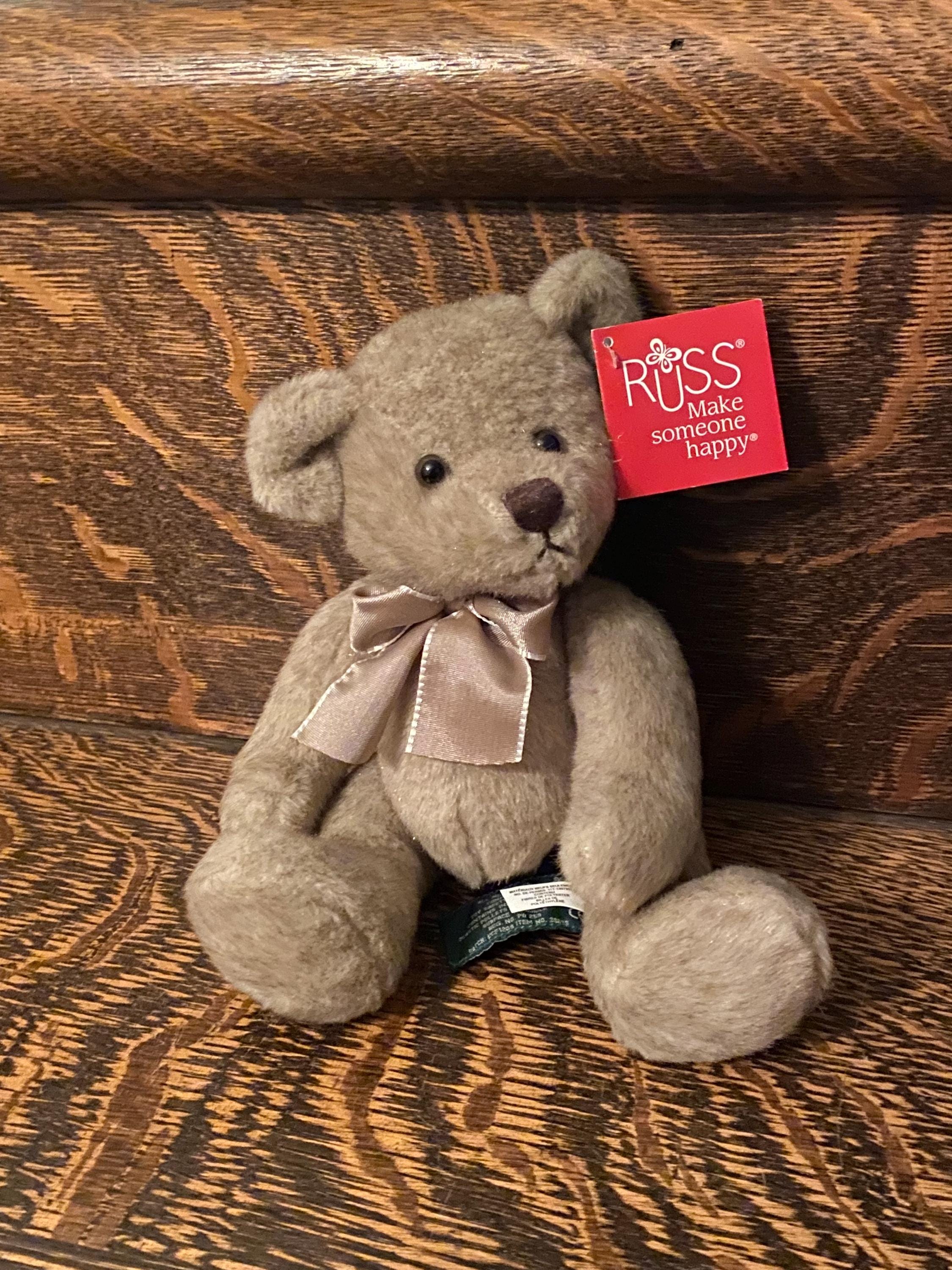 Russ Berrie “dellington” Teddy Bear Plush Russ Amram's - Etsy Canada