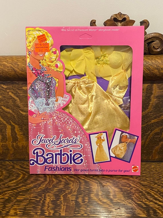 Vintage Barbie Jewel Secrets Fashion Pack the Secret of Pleasant Manor 1986 Barbie Doll Clothing With Convertible Purse for You NRFB Etsy Canada
