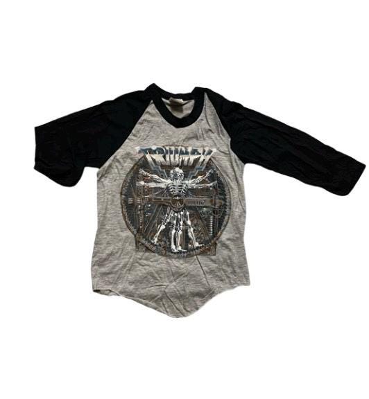 Rare 1980's Triumph Thunder World Tour Size Medium 3/4 Sleeve Band