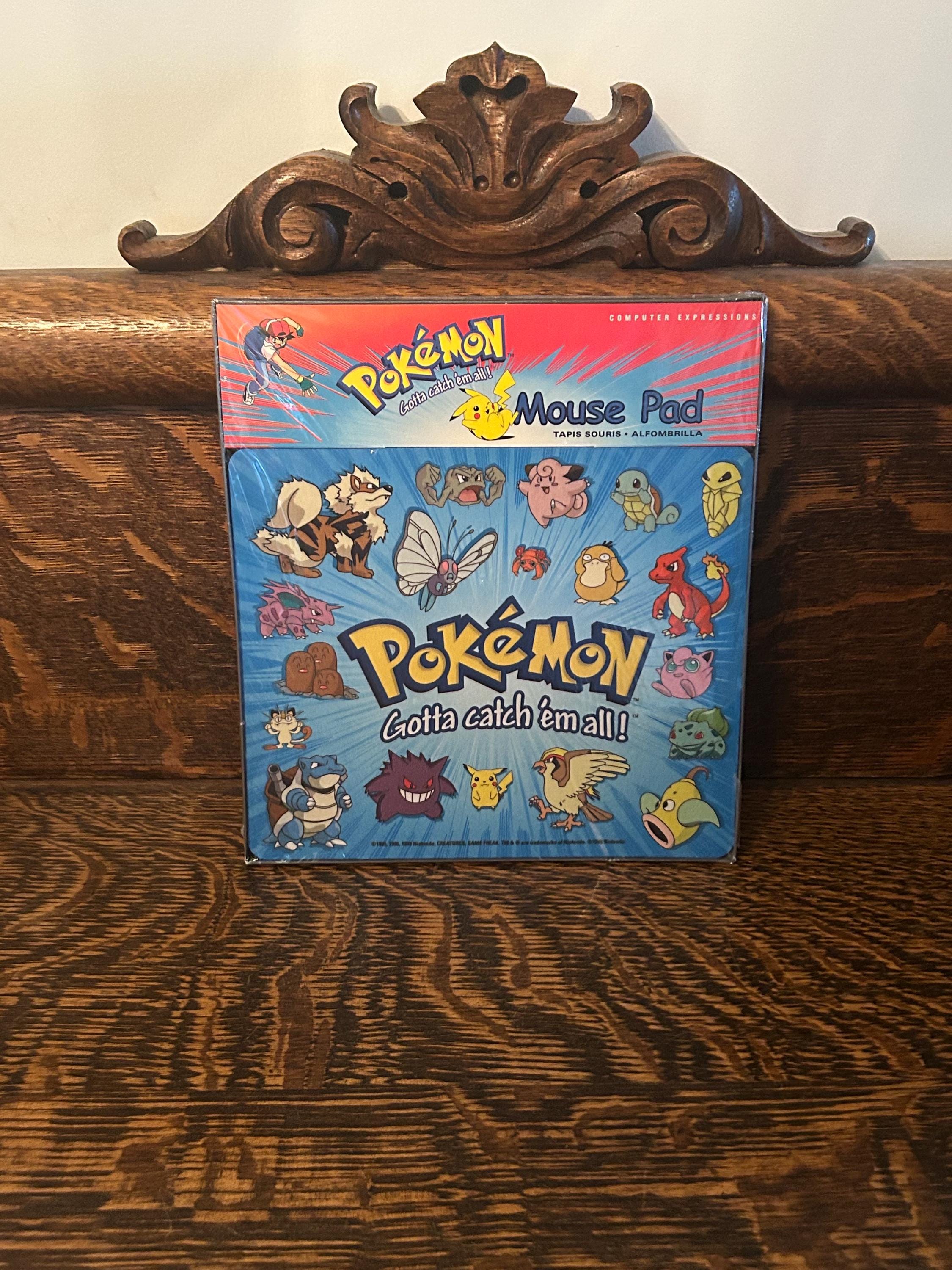 Rare 1999 Pokémon Mouse Pad Gaming Collectible Computer