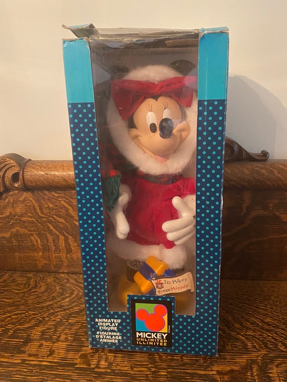 1997 Disney Telco Animated Minnie Mouse Christmas Decor 1997 Disney Telco Animated Minnie Mouse Christmas Decor