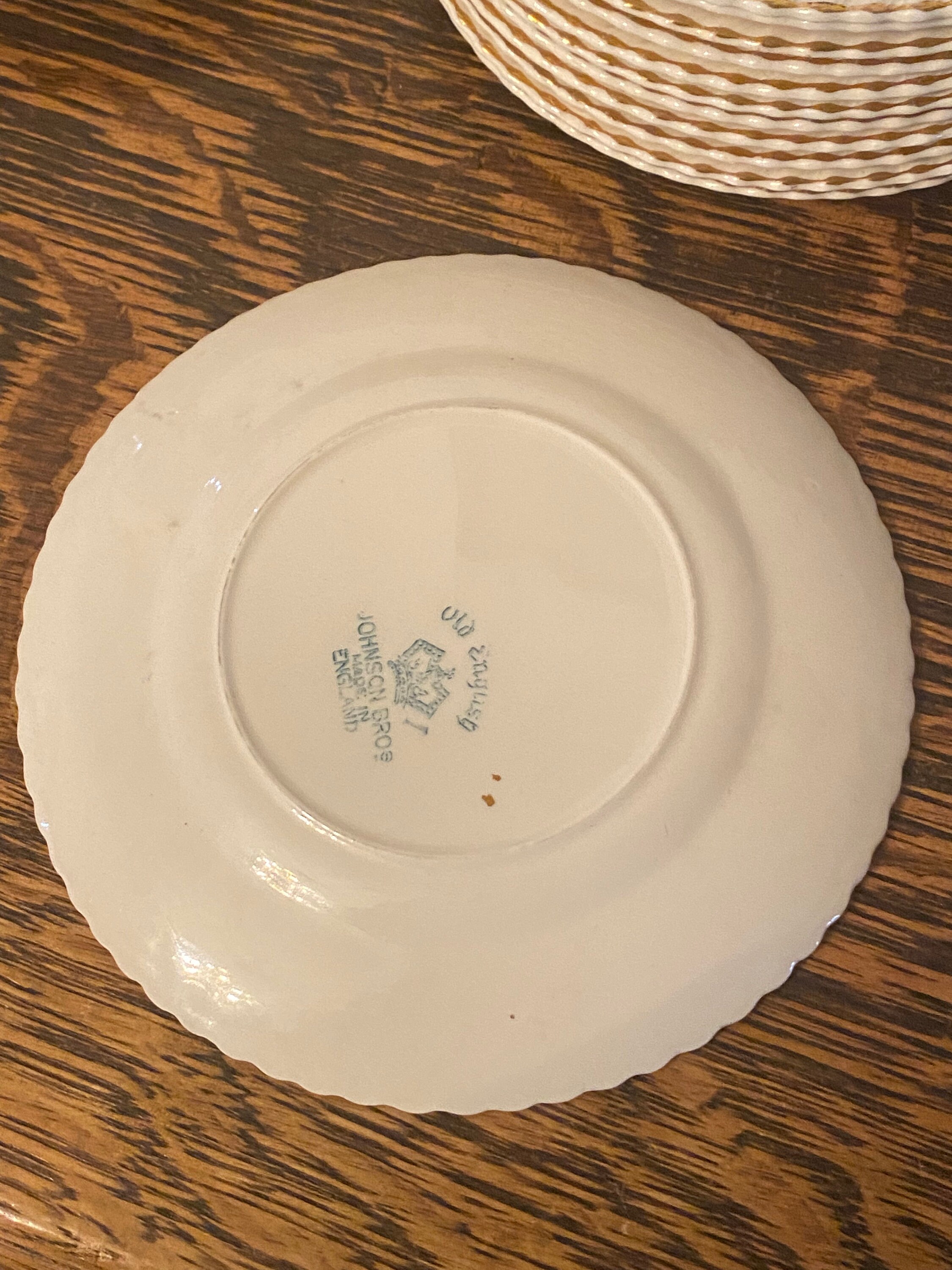 Antique Johnson Bros Old English “miniver Rose” Dinnerware Set