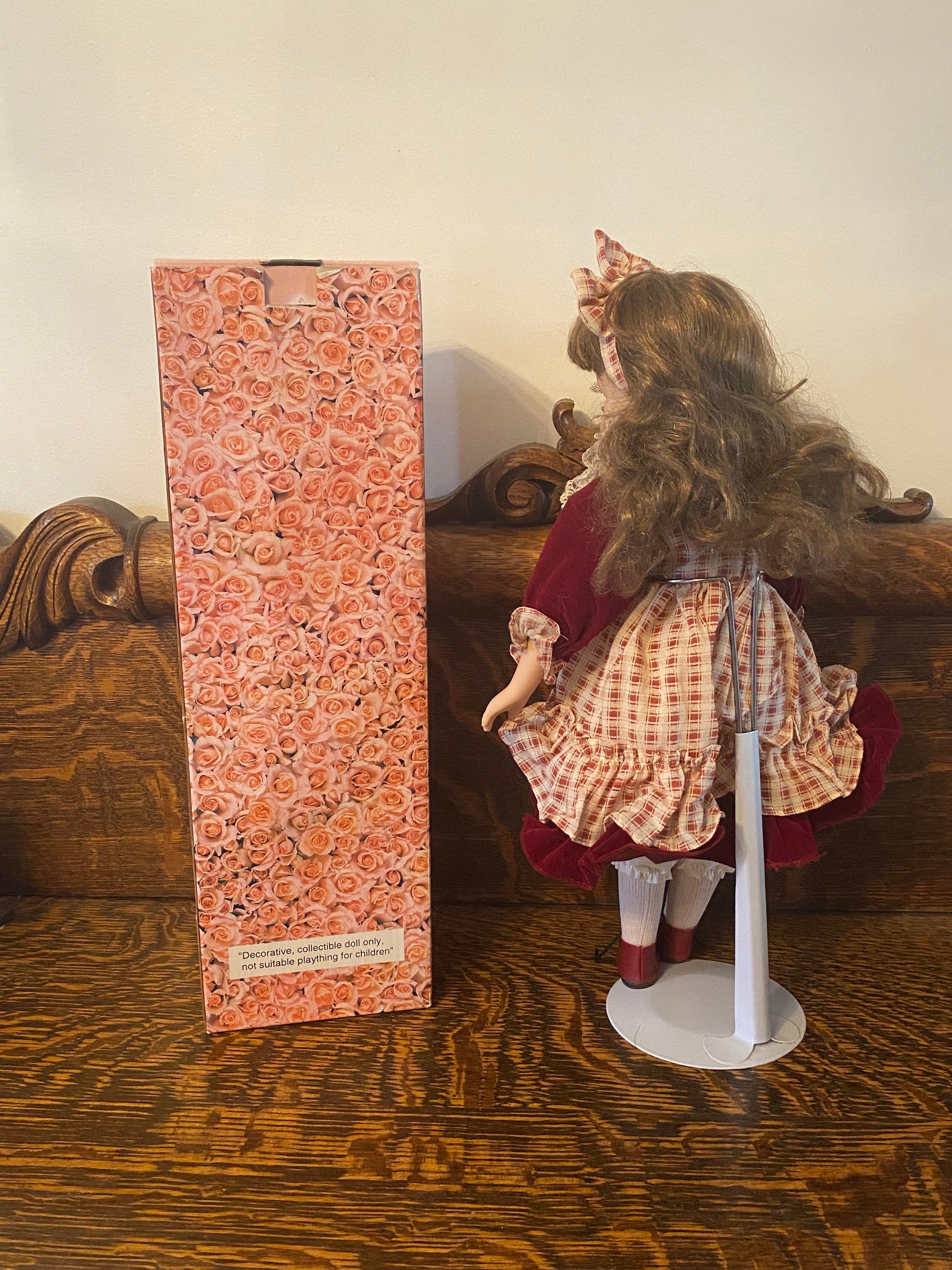 Vintage Porcelain Doll Artmark Dolls Doll Decoration - Etsy