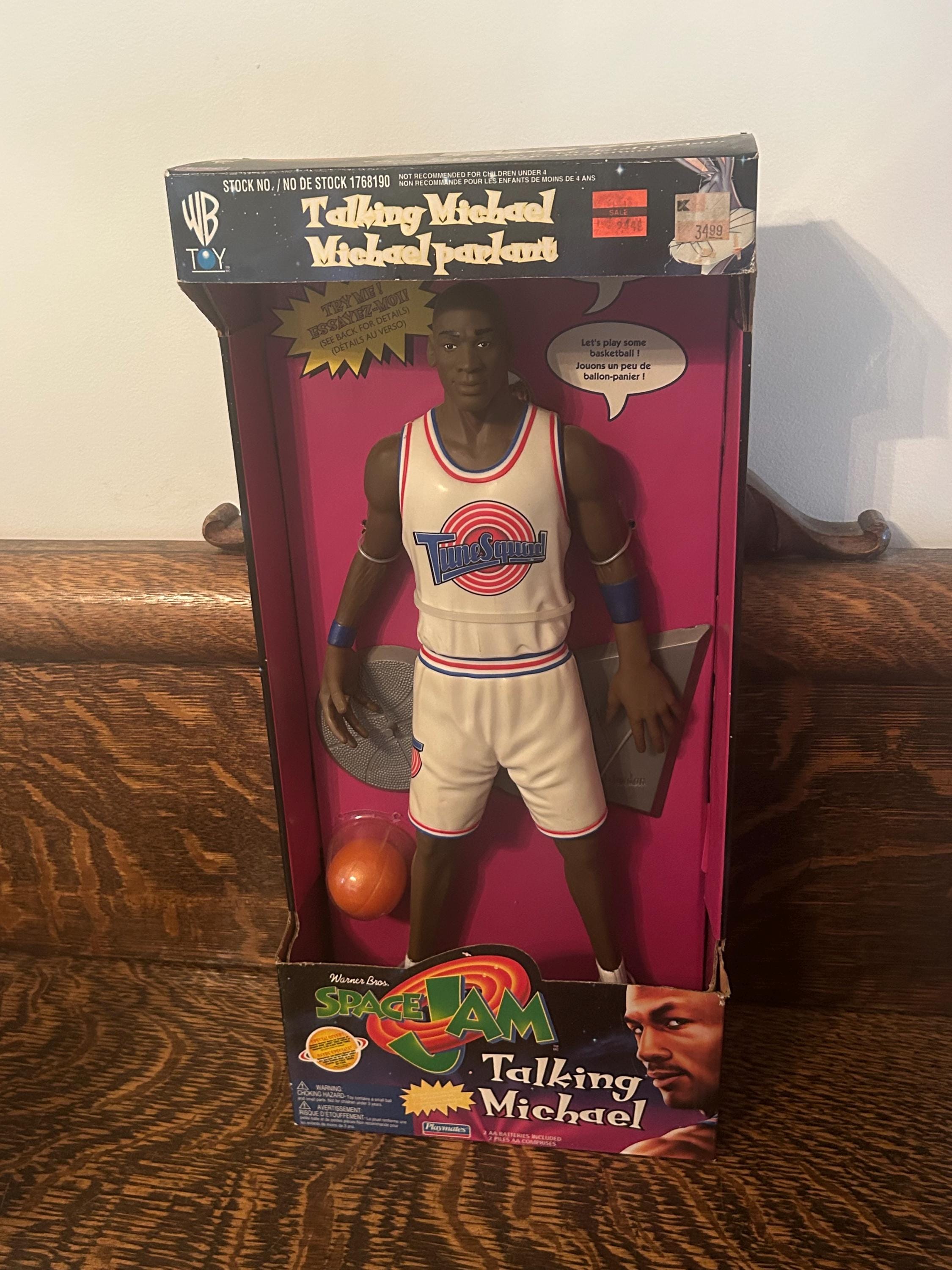 Vintage Space Jam Talking Michael Jordan Doll Playmates Warner