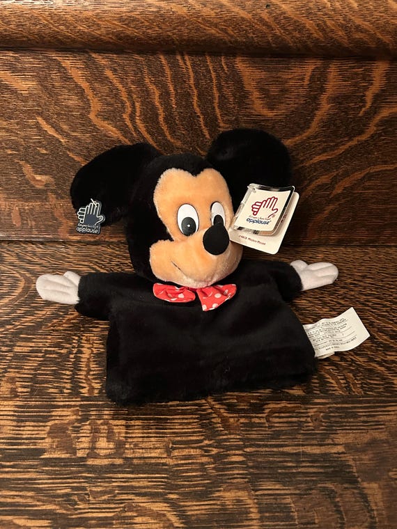 ヴィンテージ ディズニー アプローズ ミッキーマウス ハンドパペット