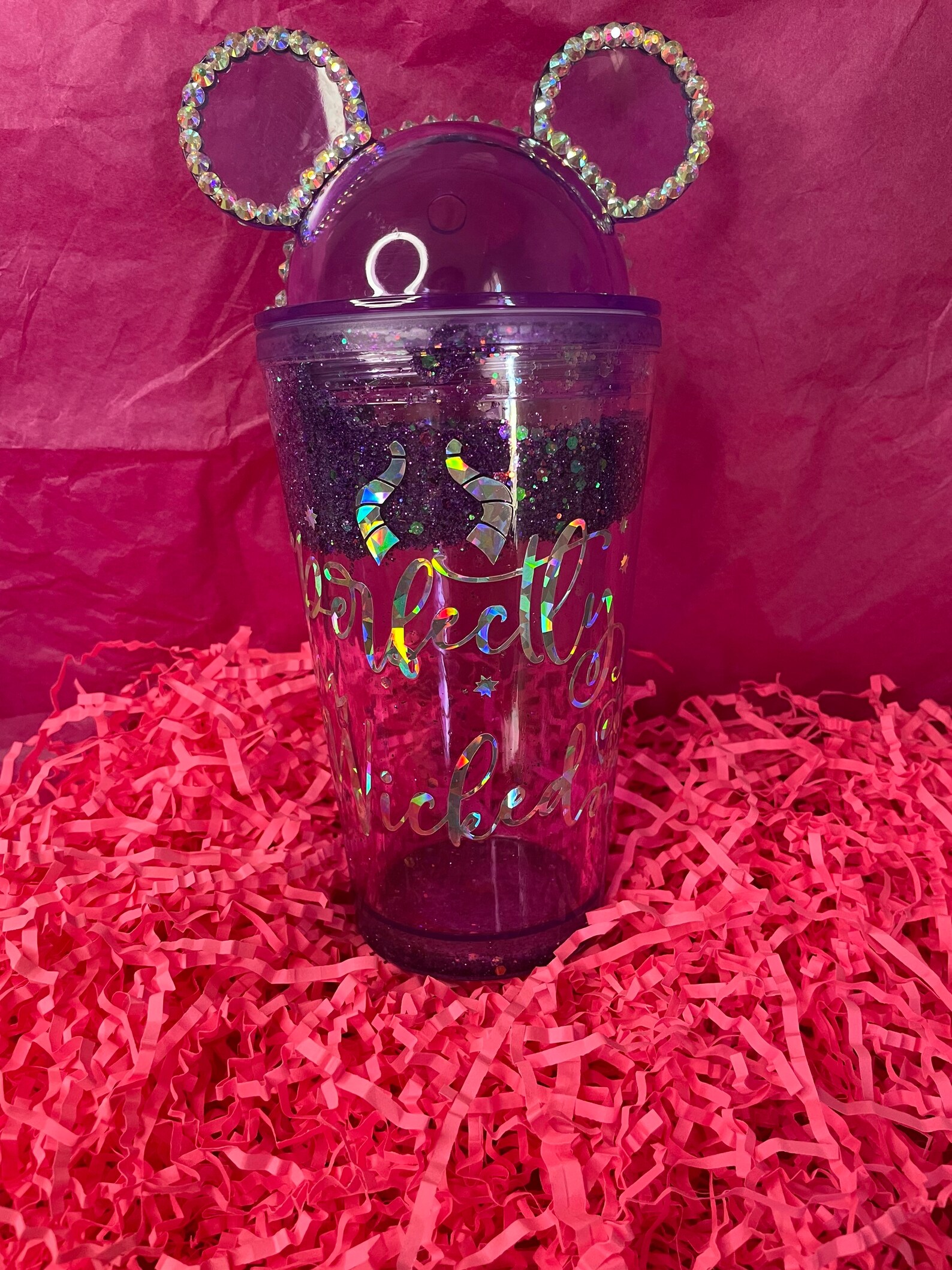 Perfectly Wicked Snow Globe Tumbler Etsy