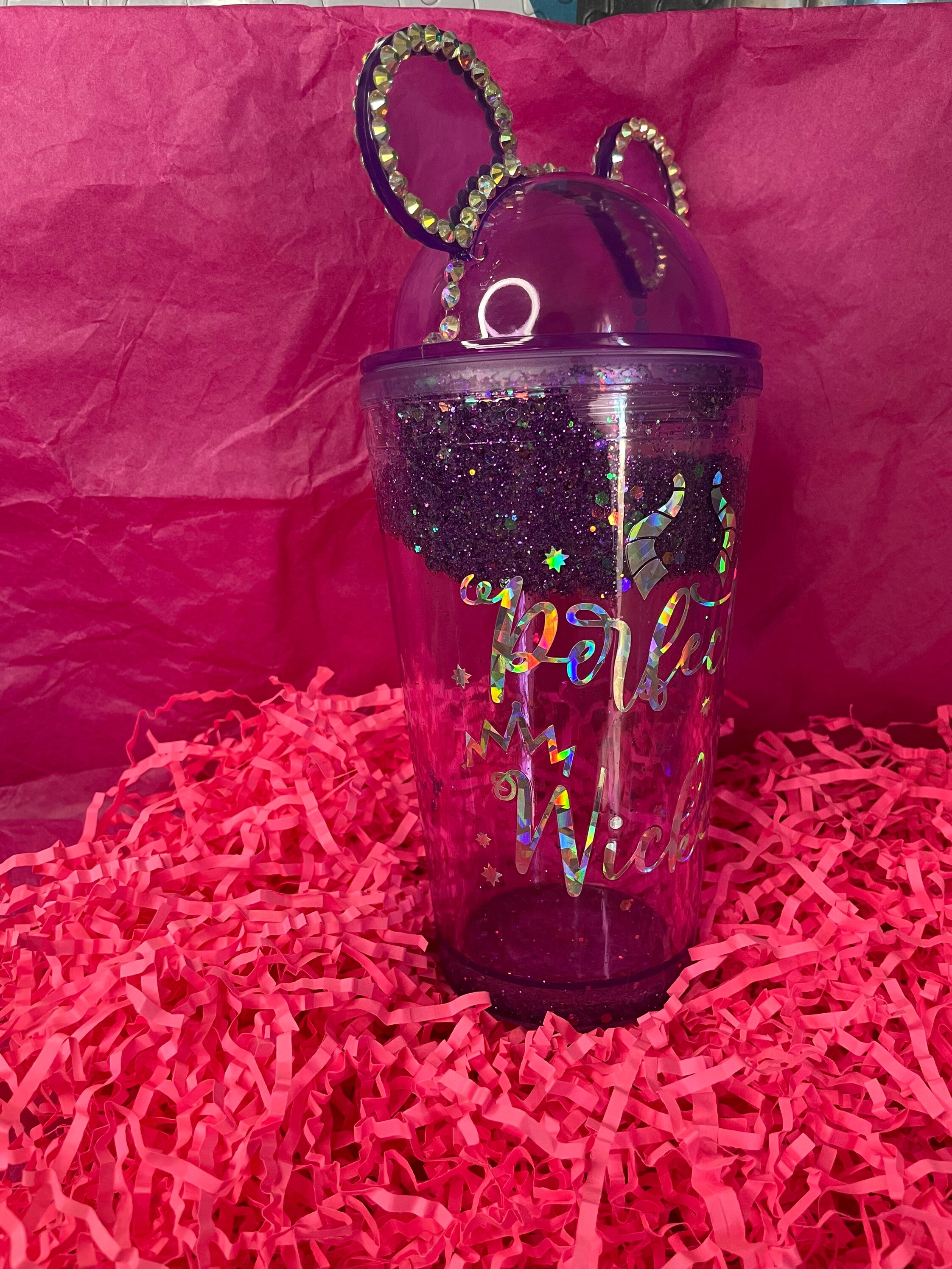 Perfectly wicked snow globe tumbler Etsy