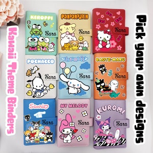 Kawaii Cute animal BUDGET BINDER, Personalized Images Monthly Budget Planner, Cash Envelopes, A6 Budget Wallet, Budget Book