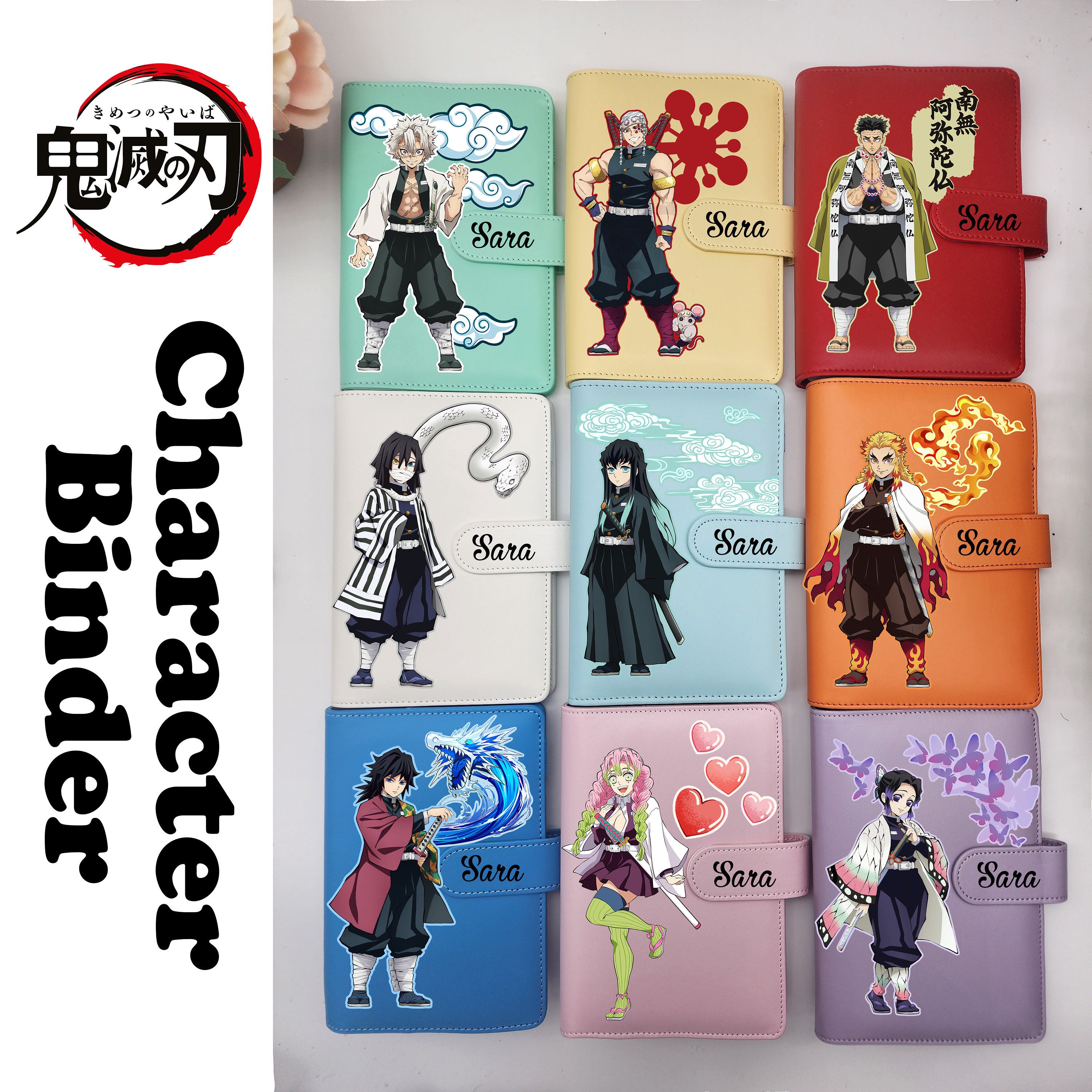 Demon Slayer Binder - Etsy