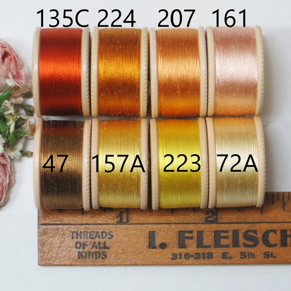 SILK TWIST THREAD Buttonhole Spool You Pick Color tags: Coats Clark Silk Spool